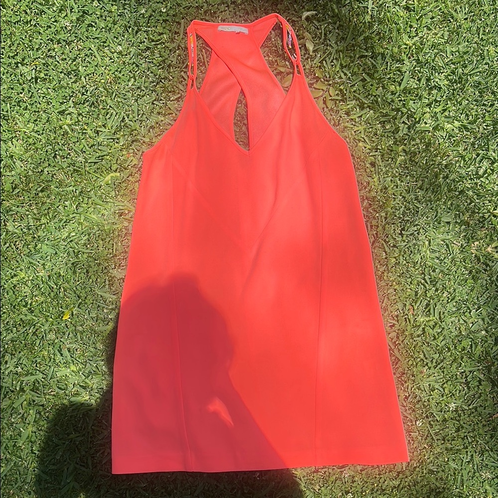 Maje Bright coral Mini Dress size 1